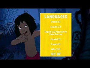 Disney Pixar The Jungle Book 2 2010 DVD Menu Walkthrough