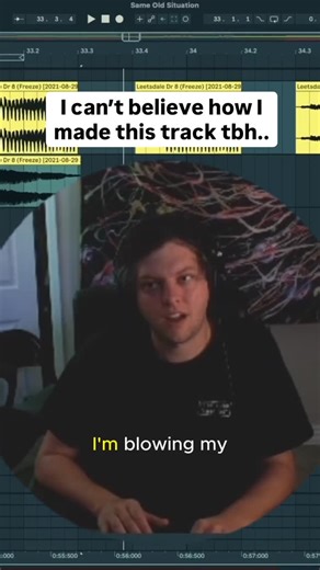 Mport 🐢 on Instagram: "Idk what I was thinking when I made this. Blew my own mind looking back at this 4 yr old project file. Full breakdown on YouTube and the song is called SOS 💙 Shoutout @justindoemusic for sending me guitar parts! #ableton #musicproducer #bassmusic #sos #bassmusic"