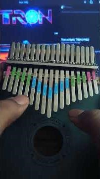 Tron (1982) theme on kalimba #kalimba #cover #tron #wendycarlos