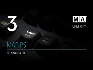 grandMA3 | MA Tips [EN] | Store Offset