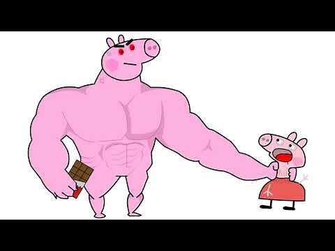 Tu chocolate sabe a Caca/ Meme (Sr pelo) "versión peppa pig"