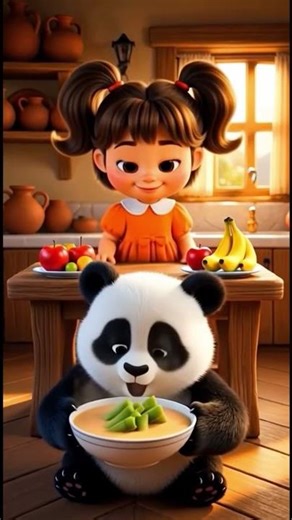 Lily Finds a Hungry Panda 🐼❤️ | Heartwarming Friendship Story | Cute Animated Short