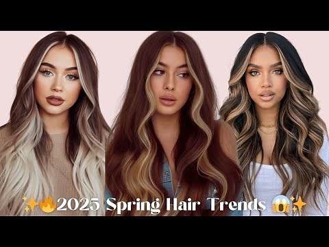Biggest Hair Color Trends for Spring 2025 #2025haircolortrends #2025hairstyles