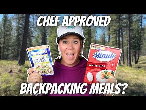 Can This Chef Turn GROCERY STORE BACKPACKING FOOD Into Amazing BACKPACKING MEALS?