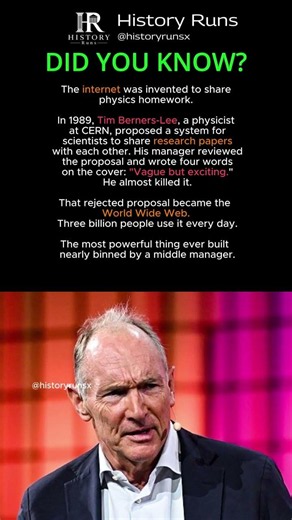 The Physicist Who Invented the Internet Almost Had It Cancelled By His Boss #history