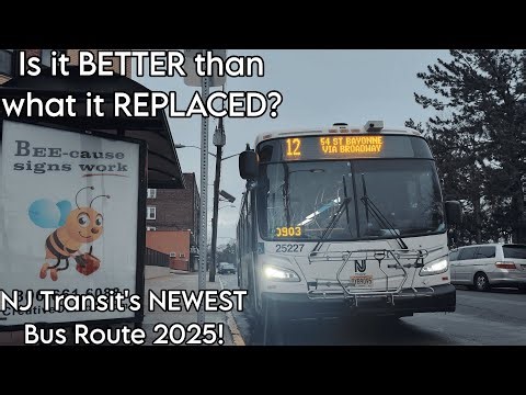 We Rode NJ Transit's "Newest" Bus Route!