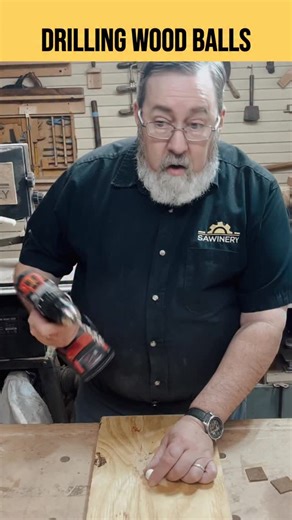 The Simple Trick for Drilling Wooden Balls Trying to drill a hole in a wooden ball usually ends in frustration. It just wants to spin or slip away. The fix is surprisingly simple: Add leather pads to the jaws of a pair of screw clamps to give the ball some grip, then switch to a brad-point bit for better control and accuracy. Clamp the ball securely in the padded jaws, and suddenly the drill does exactly what it’s supposed to do. A small tweak that turns an impossible task into an easy one. #woo