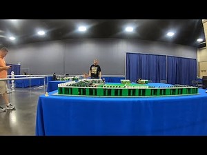 Timelapse of a Lego Wrigley Field at BrickUniverse