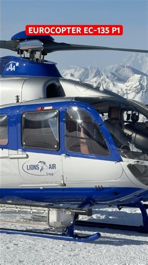 🇨🇭EUROCOPTER EC-135 P1 at ZERMATT Switzerland #aviation #eurocopter #europe #zermatt #shorts #fly