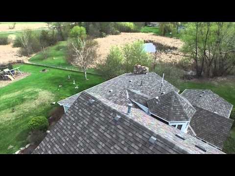 How to choose roof color: GAF Designers shingles, Camelot ll, color Weathered Wood