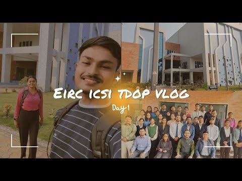 ICSI TDOP Day 1 vlog. EIRC Kolkata 18th TDOP. CS Executive student.