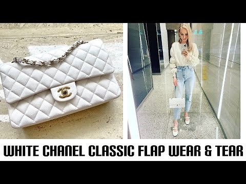 CHANEL WHITE CLASSIC FLAP - 1 year review