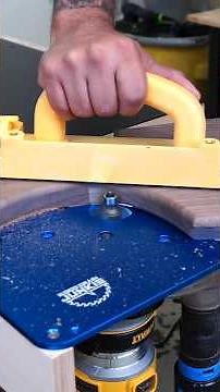 With our dovetail bracket and setup, you can easily mount and remove your mini router table