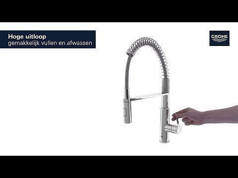 GROHE Get professionele keukenmengkraan