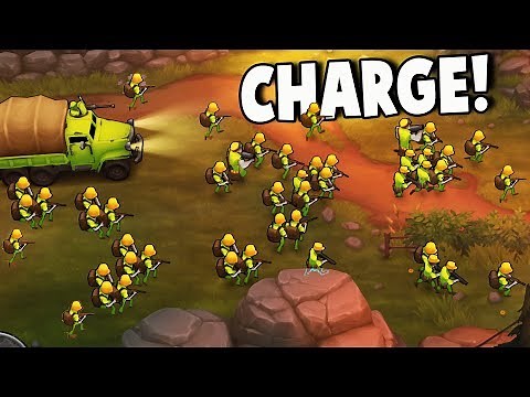 MASSIVE Infantry Charge! Building the Best Fort (Guns Up Gameplay Part 1)