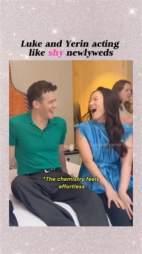 Luke and Yerin acting like shy newlyweds #LukeThompson #YerinHa #Shorts