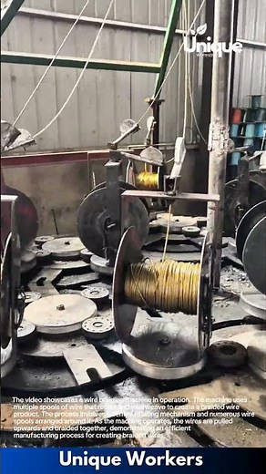 Wire Braiding Machine in Action: Manufacturing Braided Wire