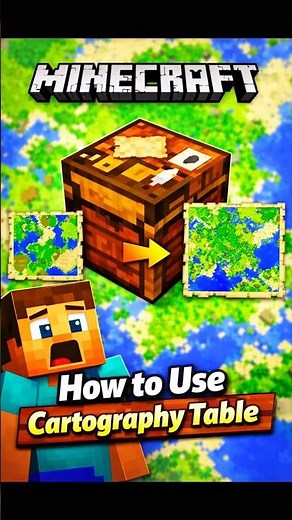 Minecraft Cartography Table – How to Use! 🗺️