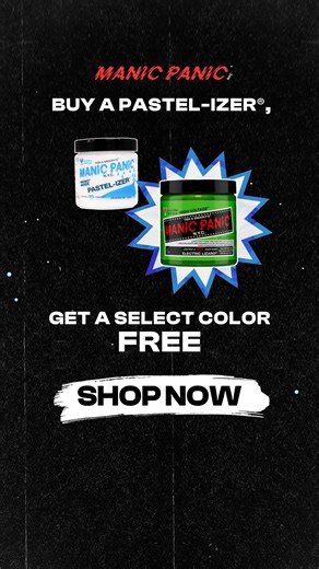 THIS WEEKEND ONLY: FREE select hair color when you buy a Pastel-izer®. 🤍 | Manic Panic