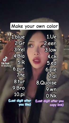 make your own color #fypviralシ