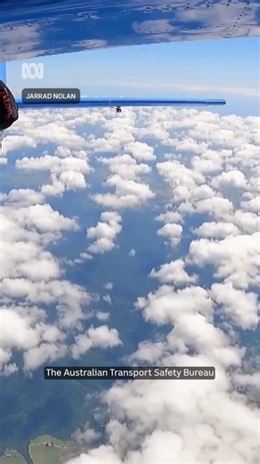 A video released by the ATSB shows the skydiver cutting himself free after his parachute became caught on the aircraft wing. Full story: https://ab.co/48zby73 Get the news that matters to you straight from the source. Download the ABC NEWS app: https://ab.co/abcnewsapp | ABC News