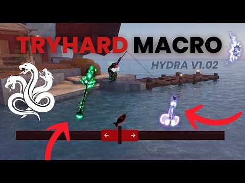 How to MACRO the Tryhard Rod By Repetitives | Fisch Hydra V1.02