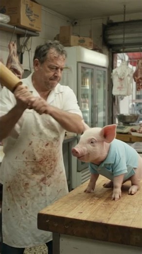 devil pig vs butcher #humor #noticiasperu #animals #humor #keikofujimori #pets #comedy