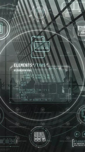 Cutting-edge digital infographic presentation in contemporary workspace