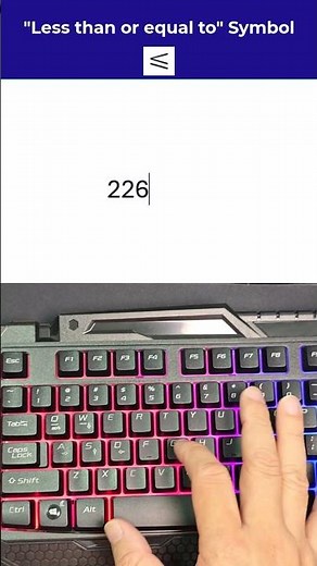 Microsoft Word Shortcut for “Less Than or Equal to” You Should Know