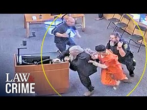 Wild Courtroom Brawl Breaks Out Between Killer and Victim's Family