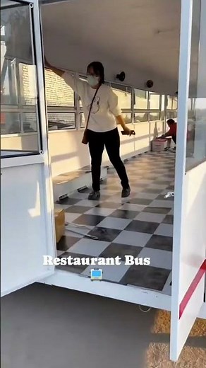 Restaurant bus #automobile #restaurant #bus #restaurantbusiness #restaurantbus #viralvideo #trending