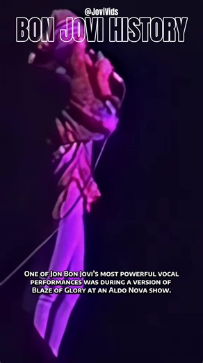 Jon Bon Jovi's Powerful Performance of Blaze of Glory