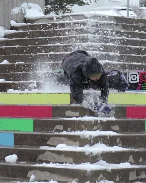 #Firecracker Boardslide #snowboarding #snowboard #boarder #fail #fails #bail #winter #fyp #fypシ #4u #olympics #winterolympics2022 #skateboarding