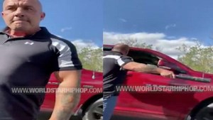 Was It That Serious? Angry Driver Pulls Out A Bat & Challenges 2 Drivers To Fight During A Road Rage Incident!