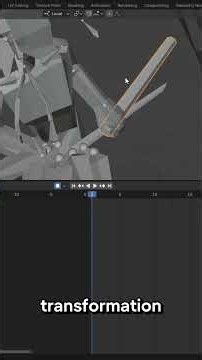 How to reparent bone to a mesh in Blender? #animation #blender #3danimation #blendertutorial
