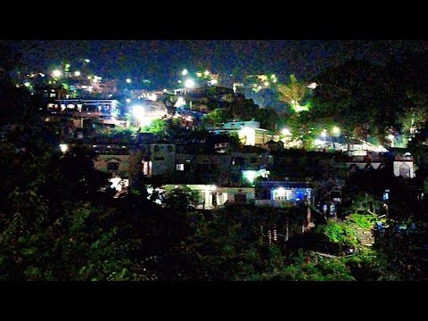 Beautiful night view Rudraprayag Uttrakhand