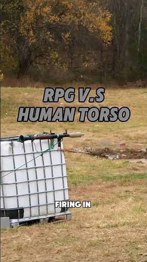 RPG V.S Human Torso!🤯😳 | Ballistic High Speed
