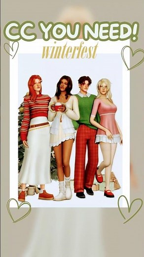 CC YOU NEED ❄️ Winterfest by Clumsyalien ❄️ | mehr Sims 4 Inhalte auf meinem Kanal!🖤