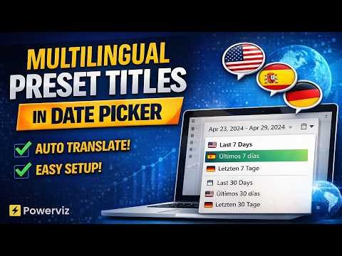 Multilingual Preset Titles in Date Picker by Powerviz