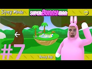 Super Bunny Man - Gameplay/Walkthrough - Bunny Bay - 100%