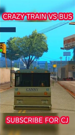 High-Speed Crazy Train Mod vs Bus | GTA San Andreas