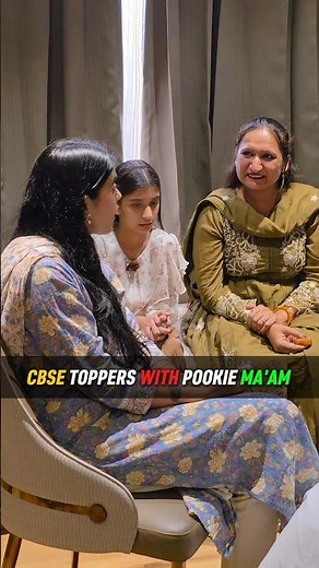 Cbse Toppers With Pookie Ma'am🎀 #samridhimam #physics #physicswallah #class10physics #topper #yt