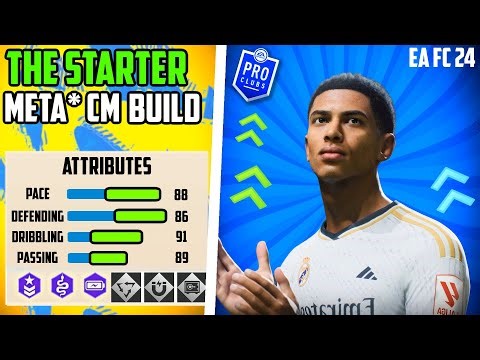 BEST STARTER *META* CM BOX TO BOX BUILD EA FC 24 Pro Clubs