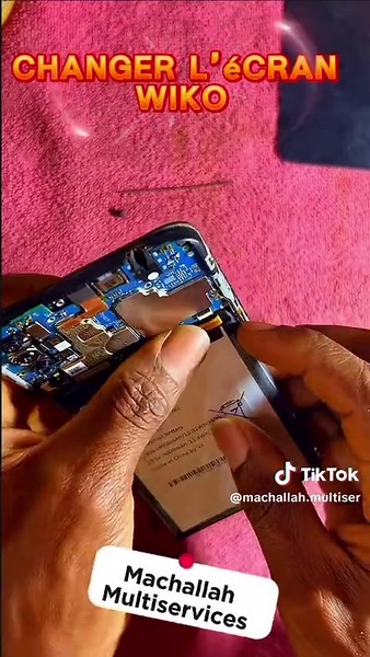#changer l’écran wiko #senegalaise_tik_tok #astuces