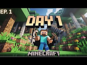 “Minecraft Day 1 – OP Start! Spawn Hote Hi Iron & Coal Mil Gaya 😱🔥 | Survival Series EP 1”