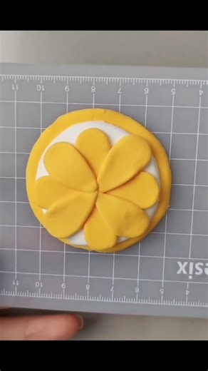 DIY - How to make delicious "Orange fruit Tart" out of Clay #diy #clay #youtubeshorts
