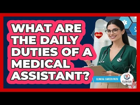 What Are The Daily Duties Of A Medical Assistant? - Clinical Career Path