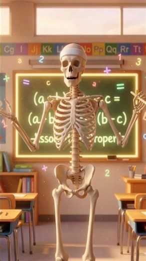 💀 + 🔢 = 💡 The Moment Associativity Finally Makes Sense! #maths #shorts #ytshorts #trending #viral
