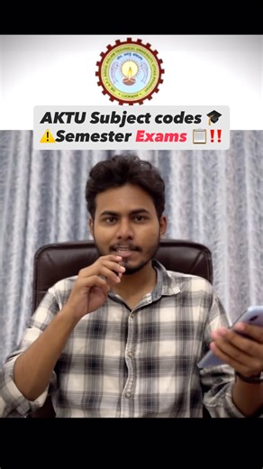 Aditya Yadav on Instagram: "AKTU Subject codes 🎓⚠️| Semester Exams 📋‼️ . . . . . . . . . . . . . . . . . . #aktu #aktucollege #aktuuniversity #galgotias #glbajaj #akgec #abesec #abesit #kietghaziabad #jssnoida #psitkanpur #greaternoida #ietlucknow #bbduniversity #nietcollege #gniotcollege #college #university"