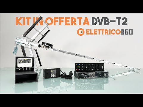 Kit antenna Digitale Terrestre DVB-T2 | COME SI INSTALLA?